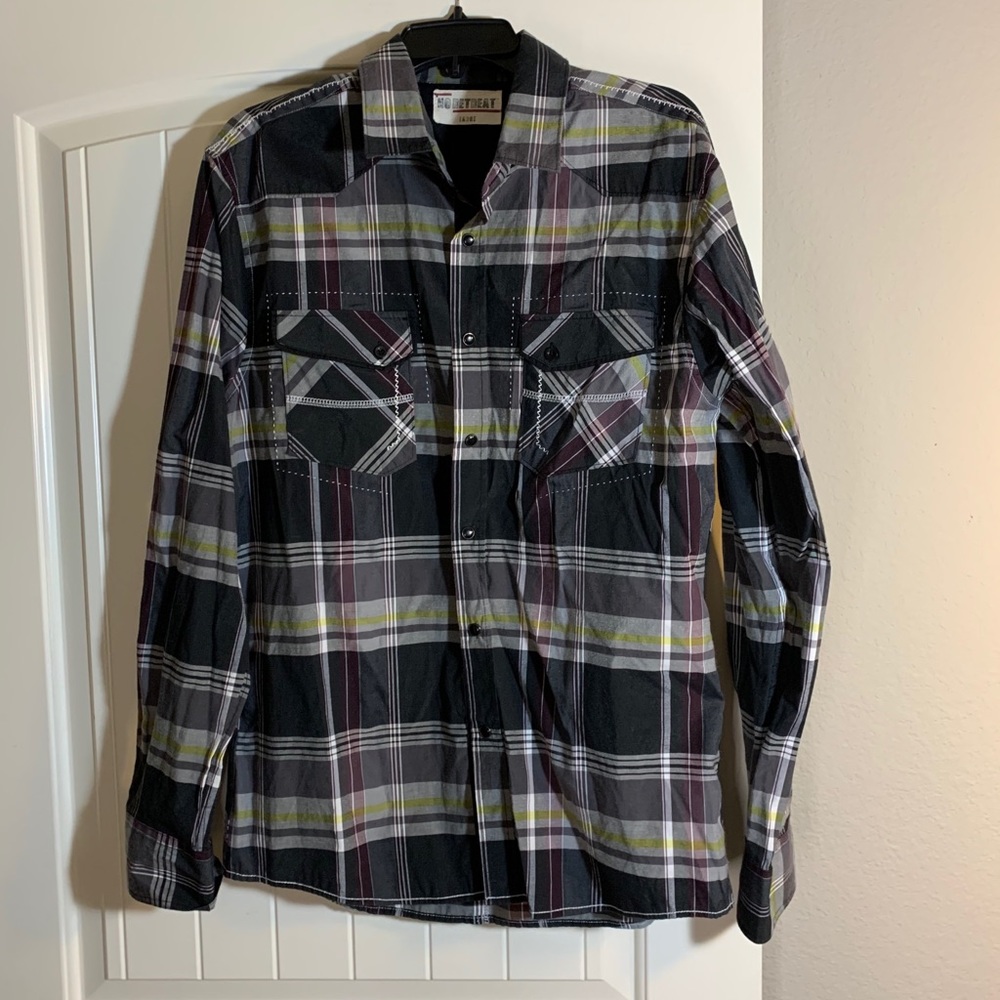 No Retreat Men’s LS Shirt Large